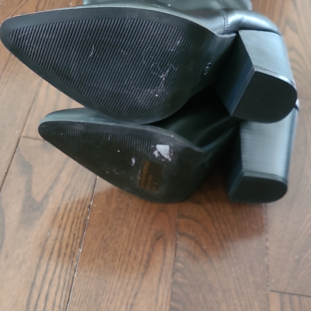 New Wild Diva Black Women's Cowboy Boots Size 9 - Picture 4 of 7